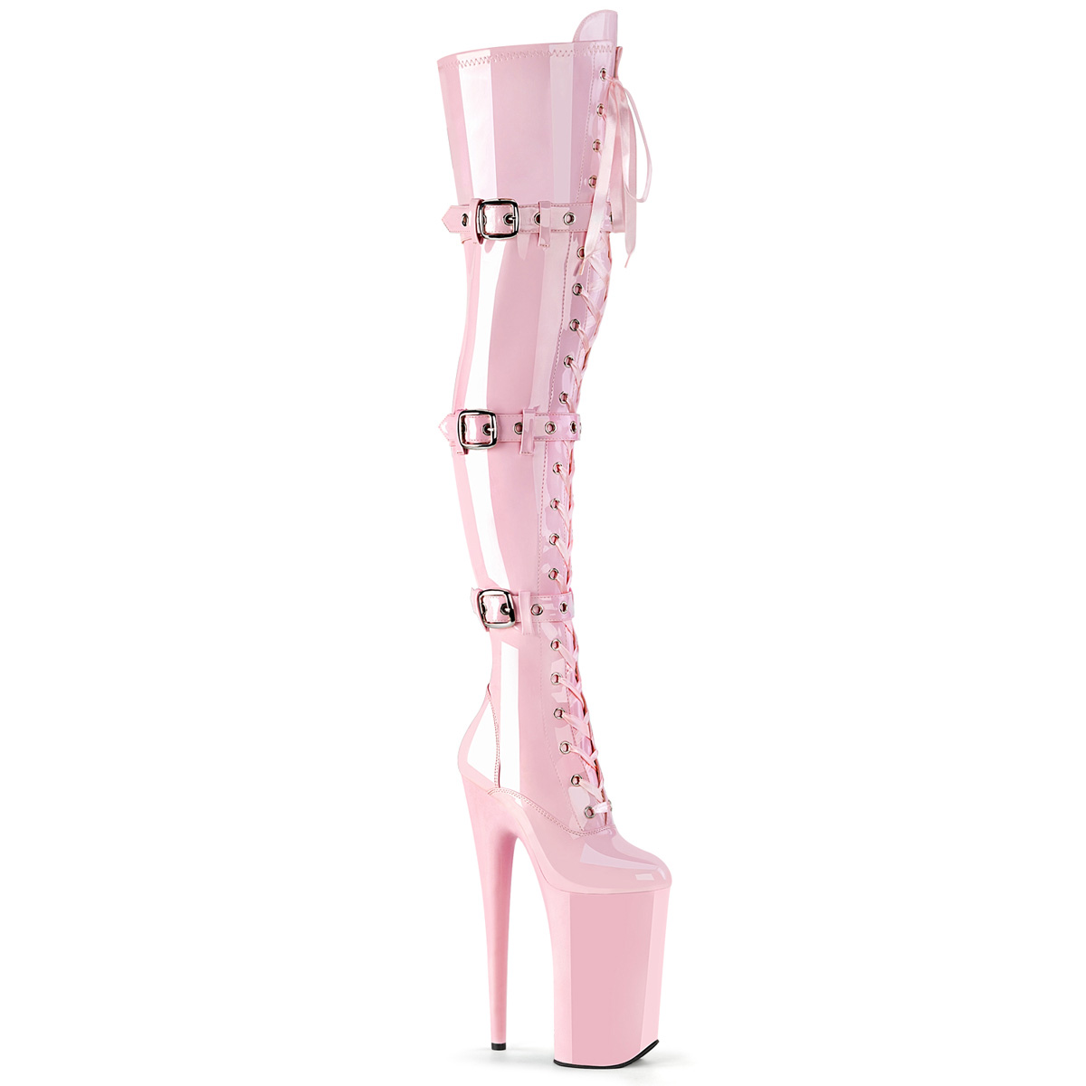 pleaser shoes thigh high boots