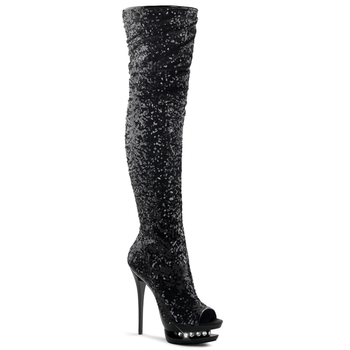 Pleaser Shoes And Boots Platforms Exotic Dancing Thigh High Boots