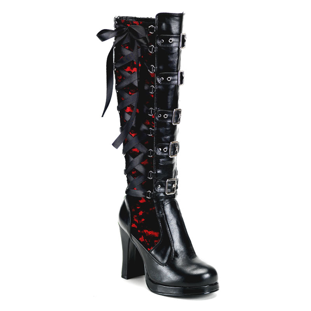 Demonia Crypto 106 300 301 302 315 35 Punk Gothic Boots Womens 4 